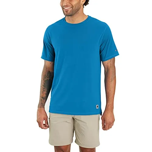 Carhartt Carhartt Lwd Kurzarm-T-Shirt mit lockerer Passform Herren Blau M