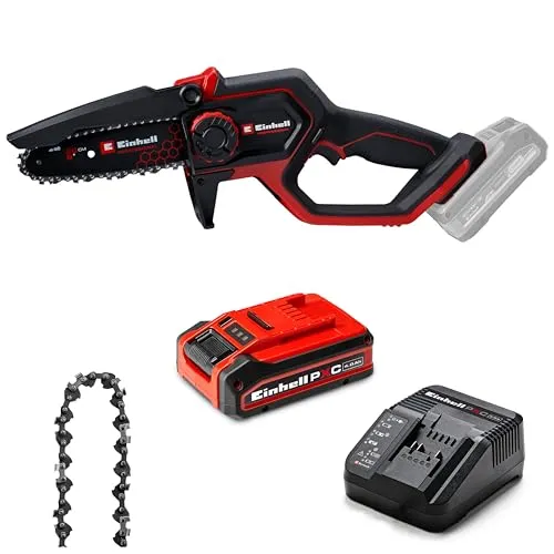 Einhell Professional Akku-Astkettensäge GP-PS 18/20 Li BL-Solo Power X-Change (18 V, 15 cm Schnittlänge, Brushless, 8 m/s Kettengeschwindigkeit, autom. Kettenschmierung, ohne Akku) (GP-PS 18/20 Kit)