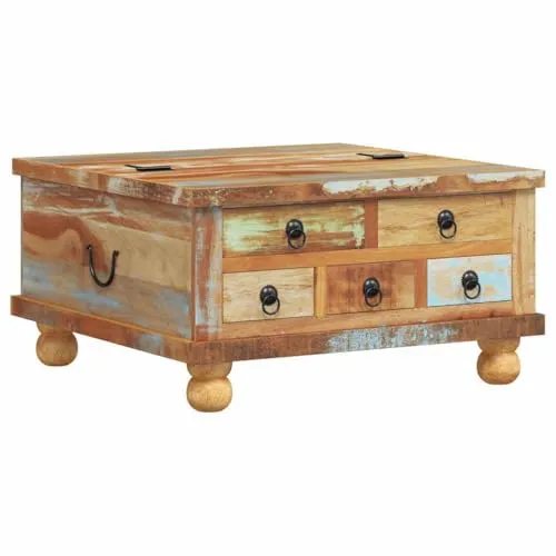vidaXL Vintage Couchtisch mit 5 Schubladen von vidaXL