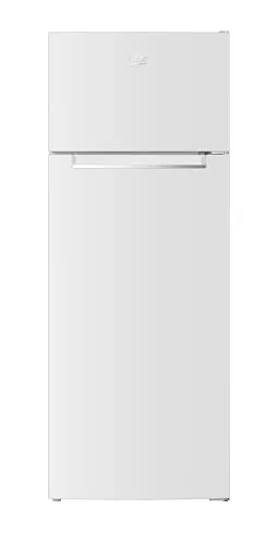 Beko RDSO206K40WN Kühlschrank - Freistehender Kühlschrank mit zwei Türen, 206 Liter Volumen und energieeffizienter statischer Kühlung, ideal für kleine Küchen.