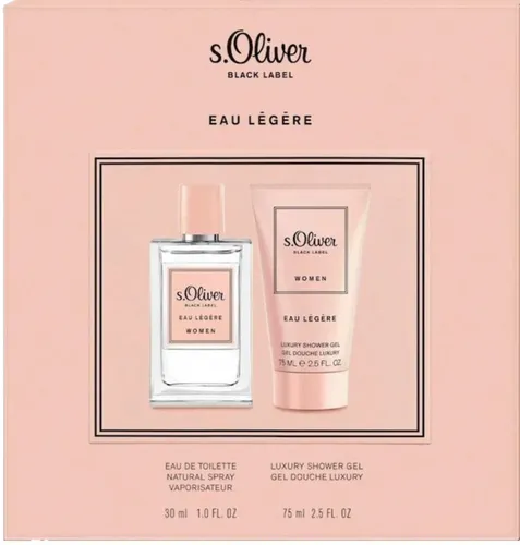 Black Label Eau Légère Women Set Eau de Toilette Natural 30ml &Showergel 75 ml