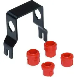 MASSI Fahrradträgeradapter 15 mm für Gabeln – Grau