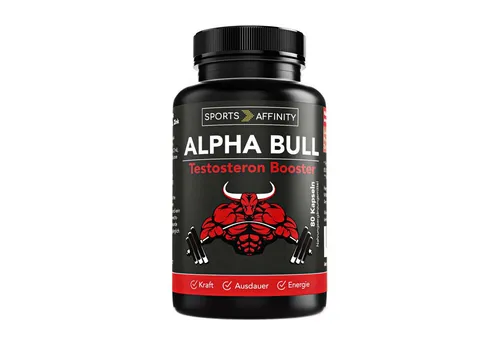 Sports Affinity Alpha Bull - L-Arginin + Zink + Pinienrindenextrakt, 80 Kapseln Kapseln
