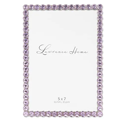 Lawrence Frames 12,7 x 17,8 cm, glitzernder Metallrahmen, helles Flieder