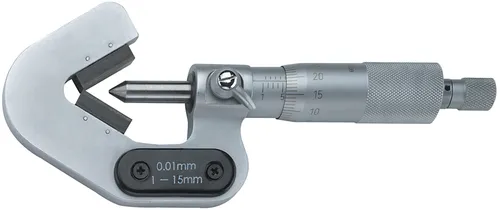 FORMAT Bügelmessschraube 1-15mm mit Prismenamboss von Slice