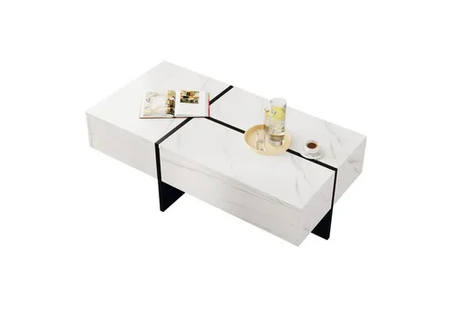 MODFU Couchtisch Sofatisch Teetisch Beistelltisch, für Wohnzimmer