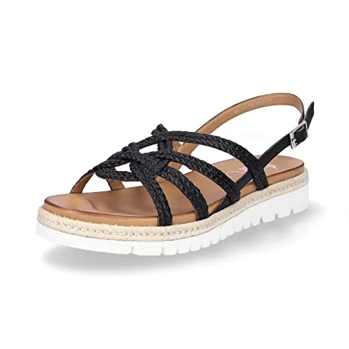 ara Damen Jamaika Sandal, SCHWARZ, 41 EU