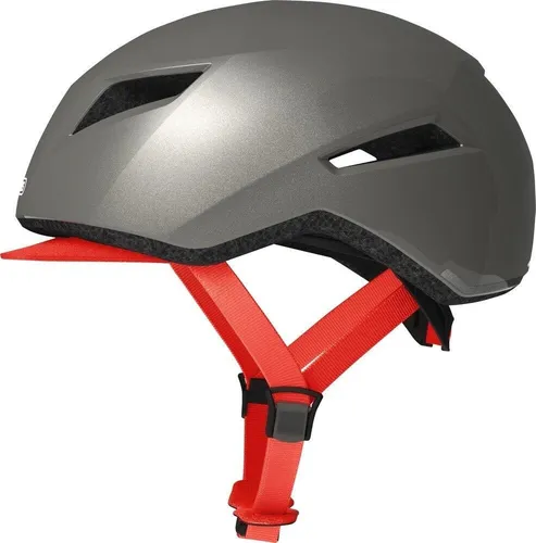 ABUS Fahrrad Helm YADD-I brilliant grey S 51-55 cm - Fahrradhelm für Unisex Erwachsene, leicht und sicher, ideal für urbanes Fahren und Freizeitaktivitäten.