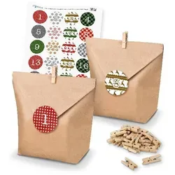 Basteladventskalender Set von itenga