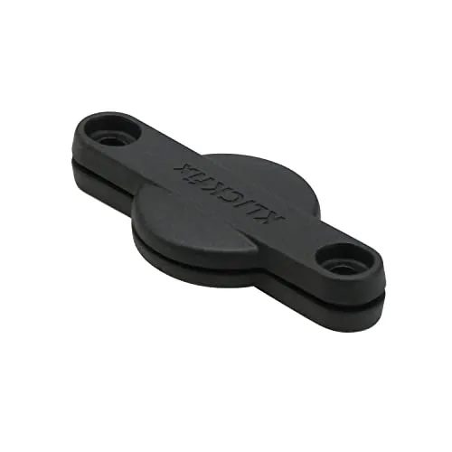 KLICKfix Halterung FindMe - Diebstahlsichere Halterung für Apple AirTag, wasserdicht und zur Montage unter Flaschenhaltern geeignet