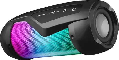 BigBen Portabler Lautsprecher Party Mini mit Disco Licht LED