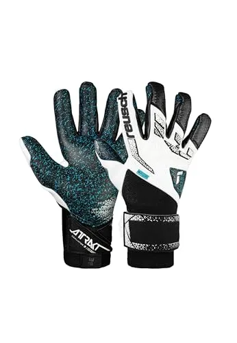 Reusch Attrakt Freegel Fusion Goaliator Torwarthandschuhe - Torwarthandschuhe mit maximalem Grip und unübertroffener Ballkontrolle. Ideal für Damen, bieten Flexibilität und Stabilität für beste Performance im Tor.
