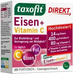 Taxofit Eisen+vitamin C Direktgranulat 20 St