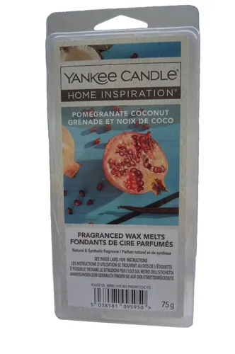 Yankee Candle Home Inspiration Wax Melts 6 Stück - POMEGRANATE COCONUT