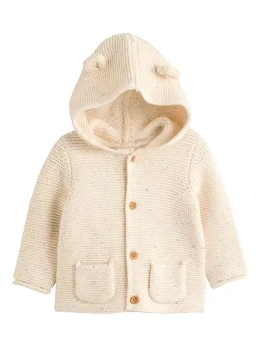 NEXT Baby Standard Strickjacke Ecru Neppy 74-80
