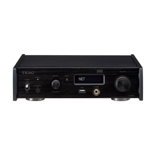 TEAC Reference NT-505-X USB Netzwerk DAC Vorverstärker, Dual-Mono-Struktur, Netzwerk-Streaming-Funktionen, High-Res Audio, Schwarz