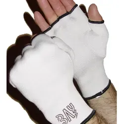 BAY-Sports Boxbandagen Schlupfbandagen Handbandagen Boxen Kickboxen weiß weiß S
