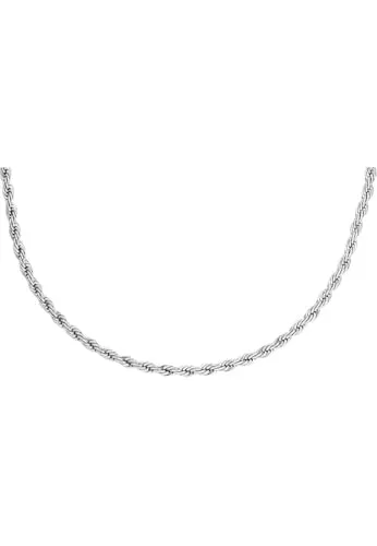 Fossil Herrenkette Chains Edelstahl, JF04821040 - Ketten für Herren, stilvolle Edelstahlkette in Silber mit poliertem Finish und sicherem Karabinerverschluss.