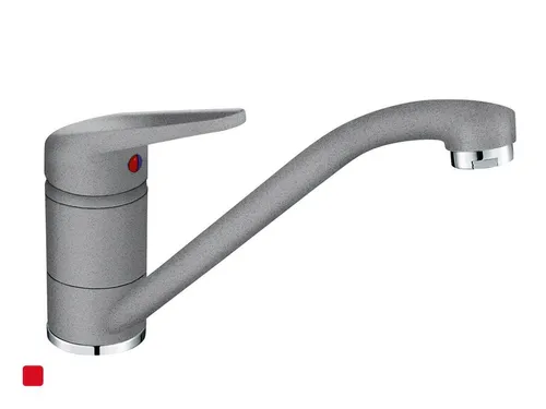 Franke Novara-Plus Steingrau Hochdruckarmatur - Moderne Armatur mit Festauslauf und 360° Schwenkbereich für maximale Flexibilität in der Küche.