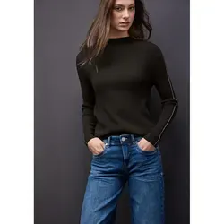 Street One Damen Pullover mit Rippstruktur von Street One