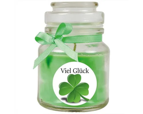 HS Candle Duftkerze (1-tlg), Kerze im Bonbonglas, Motivkerze mit ca. 110 Std. Brenndauer