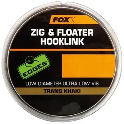FOX International Angelschnur Fox Zig and Floater Hooklink Trans Khaki 100m - Vorfachschnur, 0.3 m Länge, 0.3 mm Fadendurchmesser, (100-St) 0.3 m