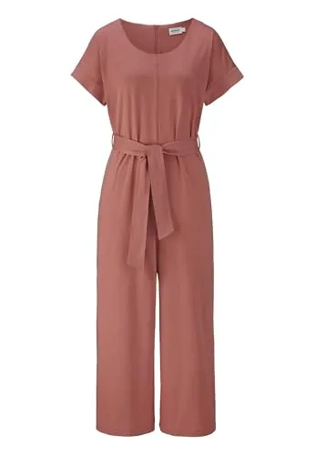 hessnatur Damen Overall | Nachhaltig und fair produziert - GOTS-zertifizierter Overall mit Rundhals und 7/8-Beinlänge. Der Stoffgürtel betont die Taille und sorgt für einen individuellen Look. Ideal für stilvolle, bequeme Outfits im Alltag.