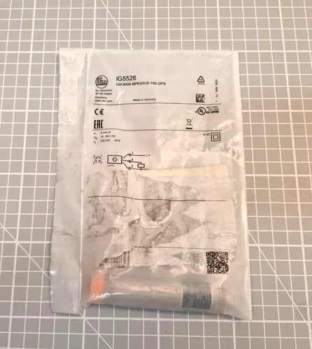 ifm electronic IGA3008-BPKG/US104 Näherungsschalter - Induktiver Sensor für präzise Abstandsmessung, robustes Metallgehäuse, ideal für industrielle Anwendungen mit Schaltabstand von 8 mm.