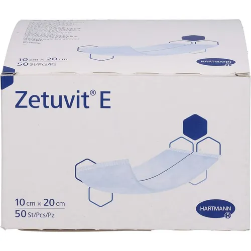 Zetuvit E Saugkompressen Unsteril 10x20 cm
