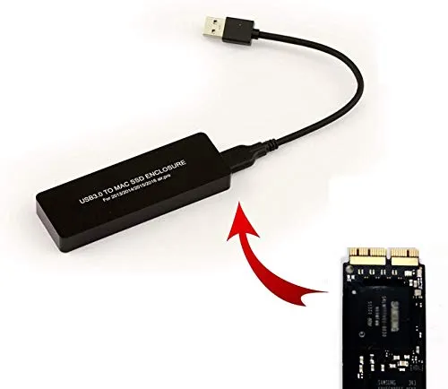 KALEA-INFORMATIQUE MAC 2013/2014 AHCI Type 12+16 Pin auf USB 3.0 (USB3 GBps)