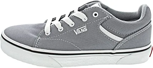 Vans Unisex Kinder Seldan Sneaker, Canvas Grey White, 37 EU