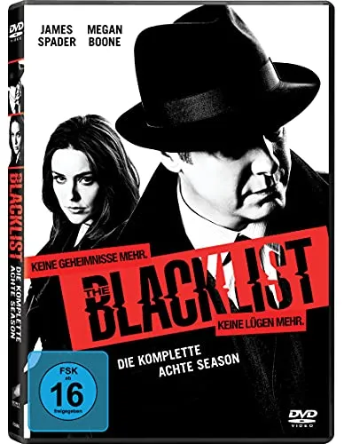 The Blacklist - Season 8 (5 DVDs) - TV-Serie mit spannenden Kriminalfällen und packender Handlung, inklusive Dolby Digital 5.1 Sound für ein intensives Seherlebnis.