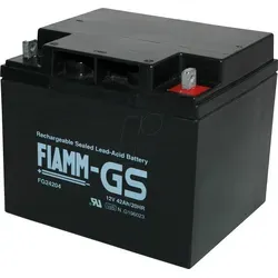 Fiamm FG24204 12V 42Ah Blei Akku - AGM Blei Vlies Akku mit 42Ah, ideal für zuverlässige Energieversorgung in Notstromsystemen und sicherheitsgeprüft nach VdS.