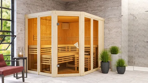 Karibu Sauna Airin 3 Natur von Karibu
