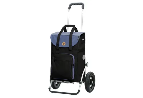 Andersen Einkaufstrolley Royal Shopper Wismar schwarz, Thermofach 15 Liter, klappbar, belastbar bis 50kg, wasserabweisend