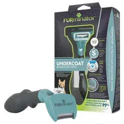 FURMINATOR für kurzhaarige Katzen - Small (471010) - Bürsten, Kämme & Harken - Speziell für Katzen unter 4,5 kg, entfernt effektiv lose Haare und reduziert Haarballen.