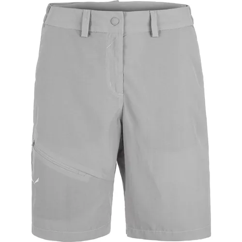 SALEWA Isea Dry W Trekking-Shorts - Grau, Größe 34-42 für Damen - Damen Outdoor Shorts & 3/4 Hosen, leicht, winddicht und schnelltrocknend, ideal für aktive Abenteuer in der Natur.