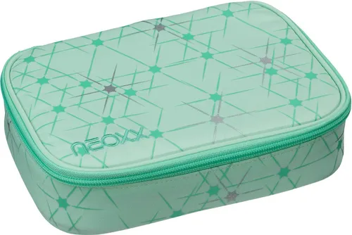neoxx Schlamperbox Dunk Mintastic – Praktisches Federmäppchen für Schulkinder - Die neoxx Schlamperbox Dunk Mintastic bietet Platz für Schreibutensilien mit einem cleveren Flap für schnellen Zugriff auf den Lieblingsstift. Mit extra Reißverschlusstasche für Kleinigkeiten – ideal für den Schulalltag.