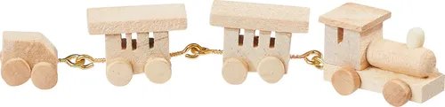 Miniatur Holzeisenbahn, ca. 9,7 x 1,8 x 1,1 cm