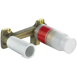 KLUDI Unterputzgrundkörper 38242 - Armaturen Rohbau-Set DN 15 für Unterputz-Waschtisch-Zweiloch-Wand-Einhandmischer mit 16 l/min Durchflussmenge und Heißwasserbegrenzung für sichere Nutzung.