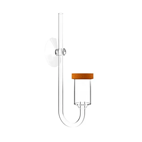 FZONE 24mm CO2 Diffusor | Arbeiten mit Allen CO2-Systemen | LiterMaßgeschneiderte Keramik |Porösere Membran| Feinste CO2-Blasen|Ultraklares Acrylglas
