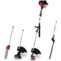 EBERTH 4in1 Benzin-Rasentrimmer mit Tragegurt