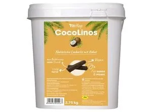 cdVet Cocolinos 2,75 kg - Natürlicher Hundesnack - Fit-Hap Cocolinos - knusprige Sticks aus Leinsaat und Kokos. Ideal als Belohnung im Alltag oder beim Training. Ohne künstliche Zusätze, für einen natürlichen Snackgenuss.