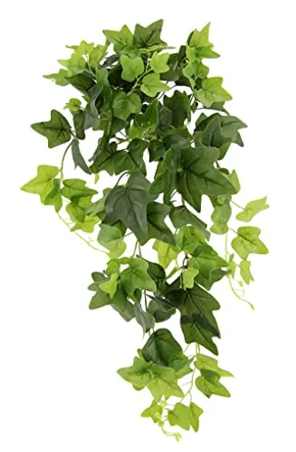 Flair Flower Efeuhänger Efeu Ranke Girlande Unechte Hängend Busch Hänger Pflanze Grünpflanze Hängepflanze Rankende Pflanzenampel Zimmerpflanze Kletterpflanze Efeuranke,ca. 80x28x26 cm