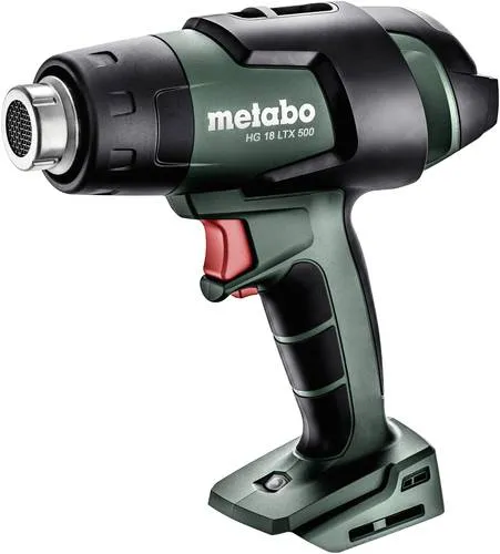 Metabo HG 18 LTX 500 - Akku Heißluftgebläse 18 V, temperaturregelbar von 300