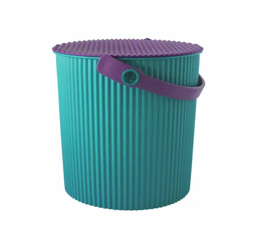 Hachiman Omnioutil Eimer mit Deckel 10 L - praktischer Allround Eimer - Müll- & Abfalleimer, vielseitig einsetzbar mit abnehmbarem Deckel und Griff, ideal für verschiedene Abfälle, langlebig und stapelbar, perfekt für jedes Zimmer.