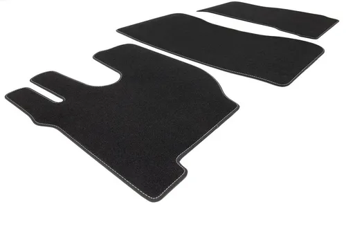 tuning-art KW607 LKW Fußmatten für Volvo FH 3. Generation - Hochwertige Velours-Fußmatten aus 100% Polyamid, abriebfest und rutschhemmend. Ideal für Volvo FH 3 (2013-), inkl. handgefertigter Ziernähte und Bandeinfassung.