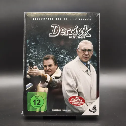 Derrick Box 17: DVD-Video Album - Thriller DVD-Video Album mit 5 Einheiten, ideal für Fans der beliebten Krimi-Serie Derrick. Genießen Sie spannende Episoden und packende Geschichten!