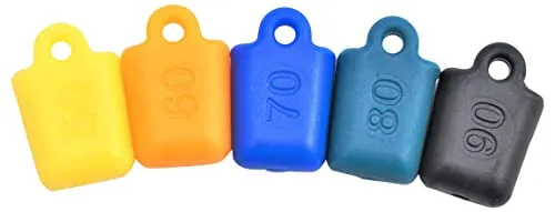 Redshift Sports Ersatz-Elastomer Set Schwarz - Ersatz-Elastomer-Set für ShockStop Vorbau, 5 verschiedene Steifigkeiten für individuelle Anpassungen und optimale Federungseinstellungen.