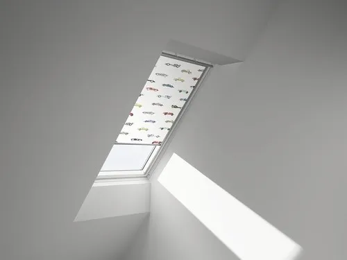 VELUX Verdunkelungsrollo Kids Rennautos manuell DKL M10 4654S
